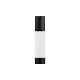 1.7oz / 50ml AS Cylinder Airless Pump Bottle with Integrated Recessed Pump, 0.2cc Dosage