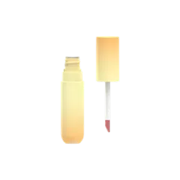0.14oz / 4ml PETG Round Opaque Lip Gloss Tube with Classic Doe Foot Applicator