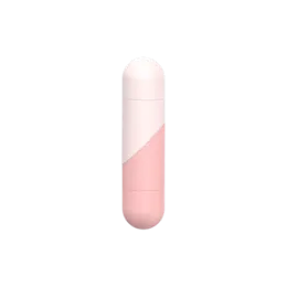 2x1.6ml / 0.05oz Rotating PETG Round Dual-Ended Lip Gloss Tube with Magnetic Swivel