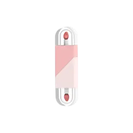 2x1.6ml / 0.05oz Rotating PETG Square Dual-Ended Lip Gloss Tube with Magnetic Swivel & Teardrop Applicator