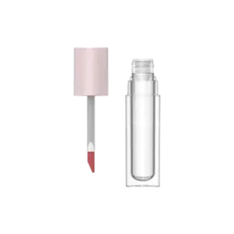 0.14oz / 4ml PETG Cylinder Lip Gloss Tube with Classic Doe Foot Applicator