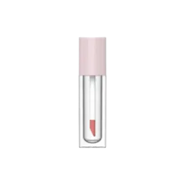 0.14oz / 4ml PETG Cylinder Lip Gloss Tube with Classic Doe Foot Applicator