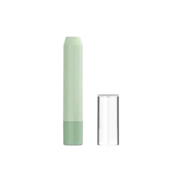 ABS Twist-Up Chubby Stick with 9.85mm Bullet Cup & Clear Cap for Lipstick or Contour