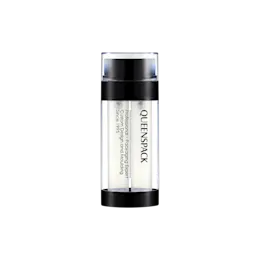 2x30ml / 1oz AS Oval Dual-Chamber Airless Pump Bottle with Clear Overcap, 1:1 Ratio, 0.22cc Dosage