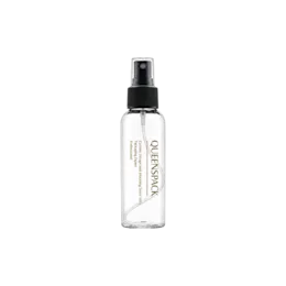 3.4oz / 100ml Clear PET Round Spray Bottle with Fine Mist Sprayer & Clear Overcap