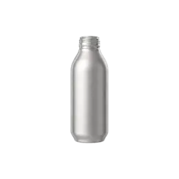 15oz / 450ml Aluminum Boston Round Bottle with 100% Recycled Content & 38mm Neck