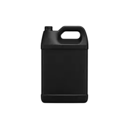 1 Gallon / 128oz 38mm F-Style Oblong HDPE Plastic Jug with Label Panel