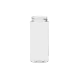 16oz Round 63-485 PET Spice Bottle with Recessed Label Panel