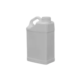 5L / 169oz 38-400 HDPE F-Style Industrial Jug with Slanted Handle & Recessed Label Panel