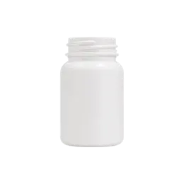 1.69oz / 50ml 33-400 HDPE Round Pharma Packer Bottle