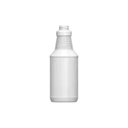 32oz / 946ml 28-400 HDPE Ribbed Neck Carafe Spray Bottle with Label Panel