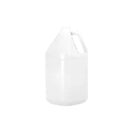 135.3oz /4L 38-400 HDPE Gallon Square Industrial Bottle with Handle