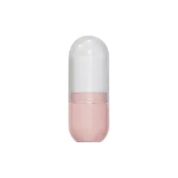 6.8g Monomaterial Top Fill PP Round Capsule Twist-Up Balm Stick