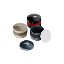 15.6oz / 460ml PETG Round Cream Jar with Decorative Accent Band & ABS Closure