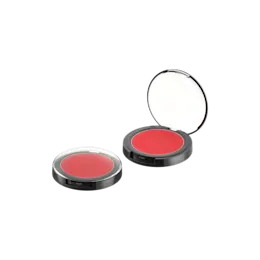 4.5g Single-Pan Round ABS Powder Compact with Clasp & Fully Transparent Domed Lid