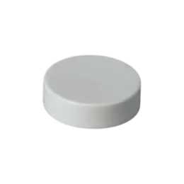 Smooth 38-400 Straight Sided PP Cap, Continuous Thread (CT) Closure