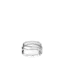 The image displays the Calaso 3.4oz Glass Jar. The jar is cylindrical with a clear, smooth glass body and a wide, round opening at the top. The glass appears to be thick and durable, allowing the contents to be visible from all angles. The jar does not have a lid shown in the image. The overall design is minimalistic and elegant, suitable for a variety of uses.