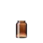 The image shows the Calaso 6.4oz Glass Jar. The jar has a clear, cylindrical body with smooth, straight sides and a wide opening at the top. The base of the jar is flat, and the glass appears thick and durable. There is no lid visible in the image. The jar is empty and showcased against a plain, white background.