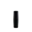 The image features the SIMEX 0.1oz ABS Mascara Tube MA003. The tube has a sleek, cylindrical design with a glossy black finish. The cap is also black and seamlessly fits onto the tube, giving it a unified appearance. The overall look is modern and elegant, suitable for a high-end cosmetic product.