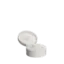 The image displays the MENSHEN PP Tube Cap M15. It is a small, circular, white plastic cap designed for tube closures. The cap has a smooth surface with a slight ridge for easy gripping and twisting. The design is simple and functional, suitable for sealing the contents of a tube securely.
