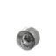 The image shows the MENSHEN PP Tube Cap M22 Tube Closures. The product is a cylindrical, screw-on cap designed for sealing tubes. The cap is predominantly white with a smooth surface and a slightly domed top. The bottom edge of the cap features threading to facilitate secure attachment to a corresponding tube.