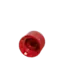 The image displays the Menshen PE Tube Cap M15. It is a small, cylindrical tube cap with a smooth surface, typically designed for sealing cosmetic or pharmaceutical tubes. The cap appears to be made of plastic and has a simple, clean design. The top surface of the cap is flat, and the overall color is white.