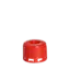 The image shows a Menshen PP Threaded Closure 32, Chemical Closure. It is a cylindrical, white plastic cap designed for sealing containers. The cap features a threaded design, which allows it to be securely screwed onto bottles or other types of containers. The top of the cap is flat and smooth, providing a simple yet functional appearance.