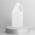 Multi-Mold Plastics 63.9oz /1.9L 33mm HDPE Industrial Round Bottle with Recessed Label Panel