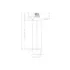 The image shows a clear, cylindrical PET bottle with a standard screw cap. The bottle has a smooth surface and a slight taper towards the neck. The product name is "Resilux 16.9oz PET Bottle B500E5M".