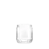 The image shows the Resilux 20.5oz PET Jar A205E0N. It is a clear, cylindrical plastic jar with a wide mouth opening. The jar is transparent, allowing the contents to be easily visible. The surface is smooth, and it has a simple, clean design with no additional markings or labels.