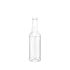 The image shows a clear, cylindrical plastic bottle with a narrow neck and a screw-top cap. The bottle is empty and has no labels or markings. The product name is "Resilux 25.4oz PET Bottle (B750E3V)."