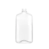 The image shows the "Resilux 32.0oz PET Bottle A320E2W." This is a clear, cylindrical plastic bottle with a smooth surface and a screw-top neck. The bottle is empty and transparent, making it easy to see through its sides. The neck of the bottle is narrower than the body, facilitating easy pouring and sealing with a cap (not shown in the image). The overall design is simple and functional.