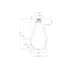 The image shows a Resilux 16.0oz PET Bottle. The bottle is clear and cylindrical with a smooth surface. It has a standard screw-top neck designed for compatibility with various caps. The bottle's simple and clean design makes it suitable for a variety of liquid products.