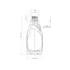 The image shows a clear, cylindrical 11.0 oz PET bottle by Resilux. The bottle has a smooth surface with no labels or markings, and it features a standard screw-on neck finish designed for a cap (not shown in the image). The bottle is standing upright on a plain white background. 