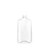 The image shows a clear, cylindrical plastic bottle with no label, featuring a slightly rounded shoulder and a short neck with threading for a cap. The bottle appears to have a smooth surface and is designed to hold 20.0 ounces of liquid. This is the Resilux 20.0oz PET Bottle.