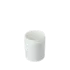 The image displays the Mold-Rite Plastics 8.0oz PP Jar. The jar is cylindrical and made of clear plastic, allowing the contents to be visible. It has a smooth surface and a wide, threaded neck designed to accommodate a screw-on lid. The jar appears empty and is photographed against a plain white background.