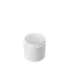 The image shows a Mold-Rite Plastics 6.0oz PP Jar. The jar is cylindrical with a wide mouth and a white screw-on lid. The body of the jar is transparent, allowing the contents to be visible. The overall design is simple and functional, suitable for various packaging needs. 