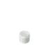 The image shows a Mold-Rite Plastics 2.0oz PP Jar. It is a small, cylindrical container made of white polypropylene plastic, with a smooth finish and an opaque appearance. The jar has a wide-mouth opening, making it suitable for holding various types of contents. The lid is not shown in the image. The jar's simple and clean design is evident, making it versatile for different uses.