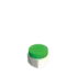 The image shows a Mold-Rite Plastics 3.0oz PP Jar. The jar is cylindrical with a white, smooth surface and a matching white screw-on lid. The lid appears to have a slight lip for easy grip. The jar's dimensions suggest it is compact, suitable for holding small quantities of products like creams or ointments. The overall design is minimalistic and functional.