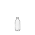 The image shows the Calaso 1.0oz Glass Bottle. It is a clear, cylindrical glass bottle with a smooth surface and a short neck. The bottle has a minimalist design, with no labels or markings visible. The neck is designed for easy attachment of a cap or dropper, though the image does not include any closures. The bottle appears to be empty and is photographed against a white background.