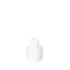 The image displays the "Calaso 0.5oz Glass Bottle" by Glasmeister. The bottle is transparent with a smooth, cylindrical shape and a flat base. It has a narrow neck with a screw-top opening, suitable for various liquid products. The glass is clear, showing the simplicity and elegance of the design. The overall look is sleek and minimalistic.