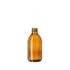The image shows a clear glass bottle named "Calaso 10.1oz Glass Bottle." The bottle has a cylindrical shape with a straight, smooth body and a narrow neck. The bottle is empty and has no labels or markings. The top of the bottle is designed to accommodate a screw cap. The overall appearance is sleek and minimalistic.