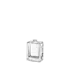 The image shows the Glasmeister Calaso 1.7oz Glass Dropper Bottle. It is a clear glass bottle with a cylindrical shape and a smooth surface. The bottle is topped with a black dropper cap, which features a squeeze bulb for dispensing liquids. The overall design is sleek and minimalist, suitable for holding various liquid products.