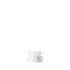 The image shows the Calaso 0.2oz Glass Jar. The jar is cylindrical with a smooth, clear glass body that allows full visibility of its contents. It features a wide mouth opening for easy filling and dispensing, and it is topped with a flat, screw-on lid. The overall design is sleek and minimalist, making it suitable for various uses such as holding cosmetics, small quantities of creams, or other similar products.