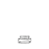 The image features the "Calaso 1.7oz Glass Jar." The jar is made of clear glass, showcasing a sleek and smooth cylindrical design. It has a wide-mouth opening and is topped with a smooth, flat, metallic screw-on lid. The overall appearance is clean and minimalist, suitable for various contents.