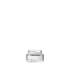 The image shows the Calaso 1.0oz Glass Jar. It is a small, cylindrical glass container with a clear, smooth surface. The jar has a wide mouth with a threaded neck designed to accommodate a screw-on lid, which is not shown in the image. The base of the jar is flat, allowing it to stand upright. The glass appears to be thick and sturdy, suitable for holding various contents.