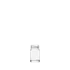 The image displays the Calaso 1.0oz Glass Jar by Glasmeister. The jar is cylindrical with a smooth, clear glass body allowing visibility of its contents. The lid is also clear, creating a seamless and elegant appearance. The overall design is minimalist and modern, suitable for various applications.
