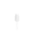 The image shows the Calaso PP Pump 18/415. It is a sleek, cylindrical pump dispenser featuring a smooth, rounded pump head with a nozzle for dispensing liquids. The pump is designed to fit onto bottles with an 18/415 neck finish. The material appears to be made of a durable, lightweight plastic, and the pump is depicted in a neutral color, possibly white or clear.