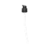 The image shows the Calaso PP Pump 18/400 ABB05A3C001-201. It is a white plastic pump dispenser with a smooth, cylindrical body and a long, slightly curved dispensing nozzle. The pump has a ribbed collar near the base for secure attachment to a container and a simple, functional design.