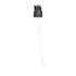The image shows the Calaso PP Pump 18/400 ABB05A3C001-201. This product features a white plastic pump dispenser with a smooth, cylindrical base that attaches to a bottle or container. The pump has a slender nozzle for dispensing liquid products, and the overall design is sleek and functional.